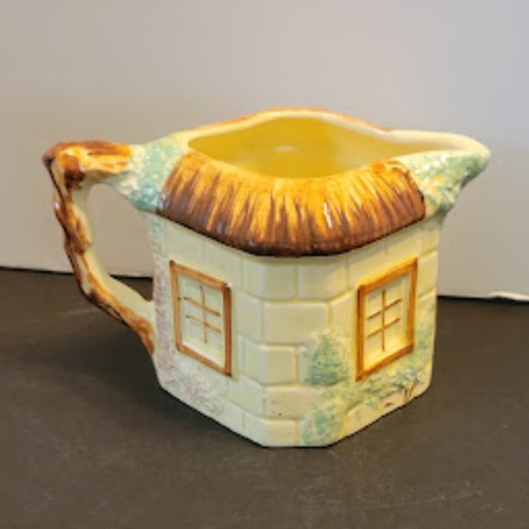 Vintage 1940's Made in England, Set of 3 Keele St. Pottery Teapot, Cream & Sugar - Picture 6 of 12